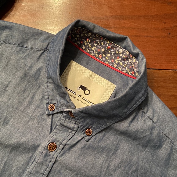 Moods of Norway Men’s short sleeve button down. - Picture 1 of 7